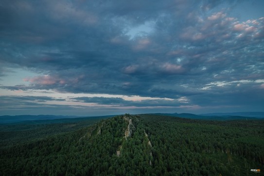 Вид на Синие скалы, КульсугадыТаш. (Белорецкий район)