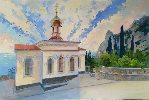 Крым Покровская церковь Симеиз