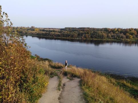 Берег реки Волхов