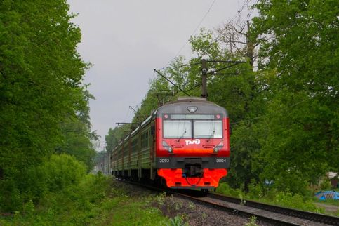 ЭД9Э-0004 на перегоне Краснозаринский - Волжск