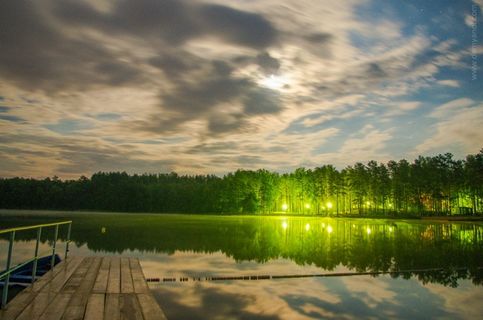Ночь на озере Шап