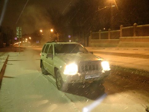 Рождественская снежная ночь, Москва 2016 г