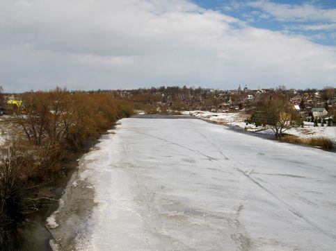 Река Осетр в районе Зарайска