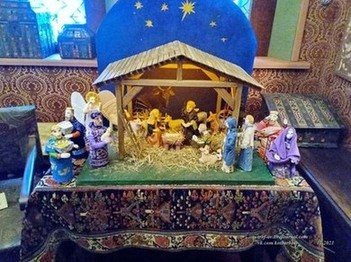 Рождественский вертеп в Звенигородском музее на территории  Саввино-Сторожевского монастыря, Звенигород