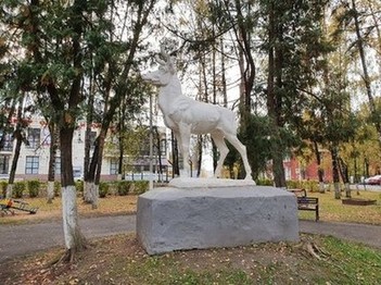 Скульптура Лось, Бобруйский сквер, Наро-Фоминск