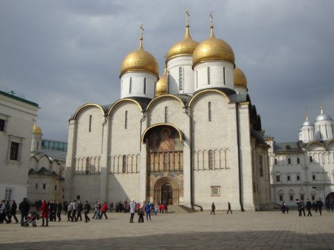 Успенский собор в Московском Кремле. Конец XV в