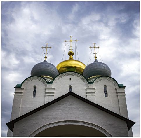 Смоленский собор. Новодевичьего монастыря в Москве