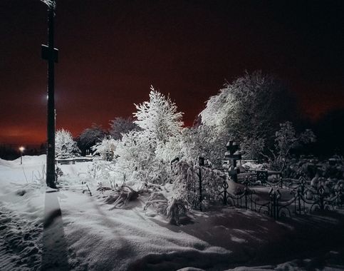 Январь 2021, первая морозная ночь