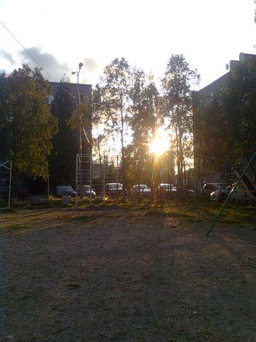 Заход солнца (20 часов, Оленегорск)