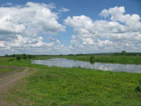 Река Пьяна возле села Яново
