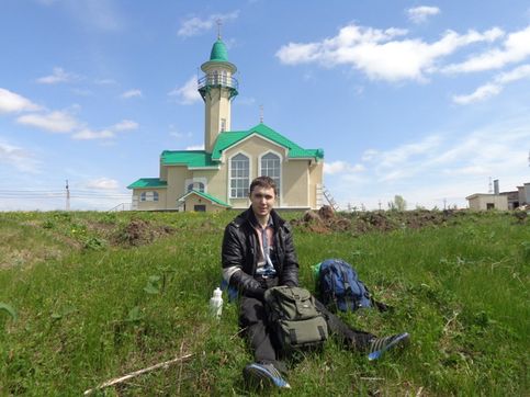 Мечеть в п. Нагаево. Первый привал на пути к Охлебининской пещере