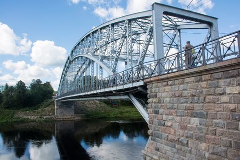 Мост Н. А. Белелюбского - визитная карточка города Боровичи