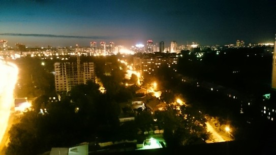 Новосибирск вид ночью с 21 этажа