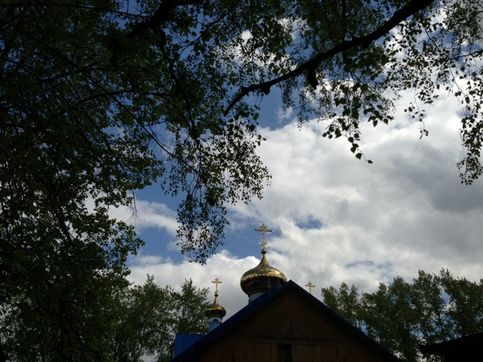 Новоибирск. Церковь в Березовой роще)