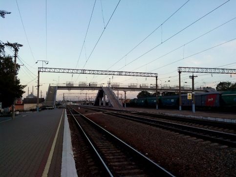 Железнодорожный вокзал города Алексеевка