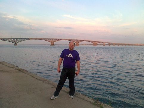 Знаменитый Саратовский мост(река Волга