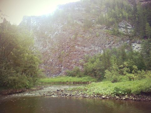 Река Вижай, Горнозаводский Район (на верху Пашийская пещера)