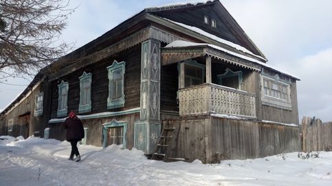 Деревня Кочебашева. Родительский дом на угоре