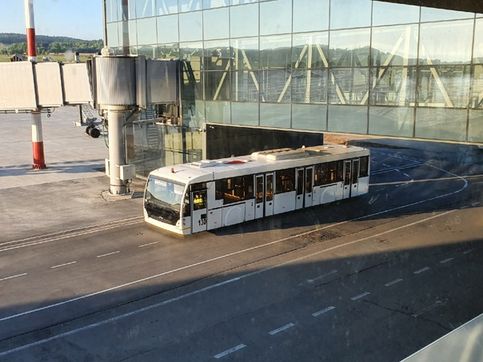 Перронный автобус МАЗ-171, международный аэропорт Большое Савино, Пермский район, Пермский край
