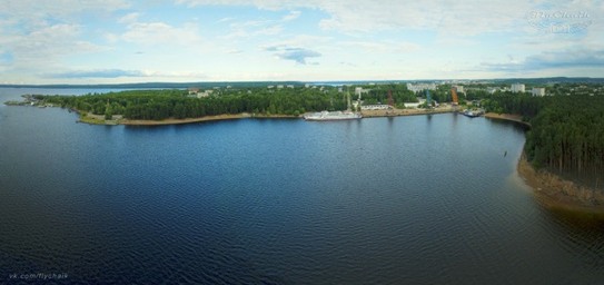 Панорама рэб, речной порт