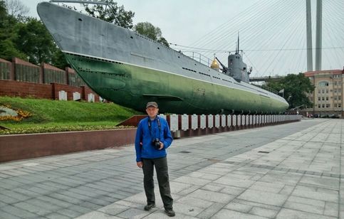 Владивосток. Памятник подлодке С56