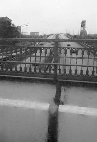 Ростов-на-Дону, новый мост с моста на Стачках (из окна маршрутки)