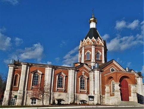 В Касимове осенью 2021 года... Так выглядит Вознесенский собор со стороны Соборной площади.