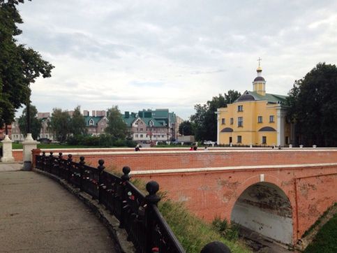 Набережная Рязанского Кремля и Глебовский мост?