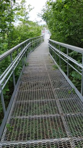 Мост на горе Стрельная, построенный для туристов вместо Чртового моста