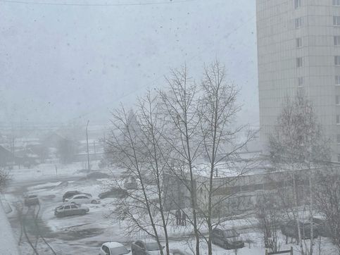 Асбест, 25 марта, снегопад