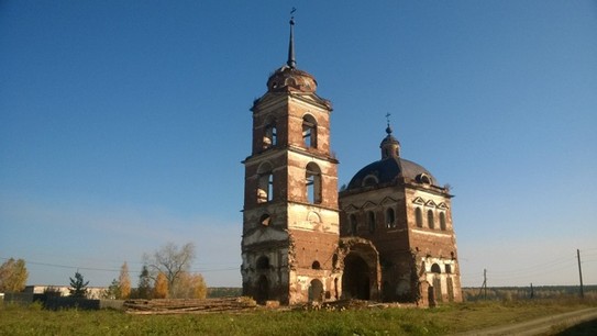 Село Смолинское. Церковь Илии Пророка. 1823