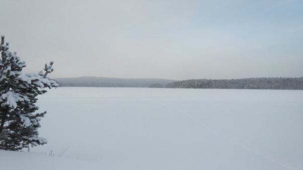 Зимний  пейзаж, Глубоченский пруд