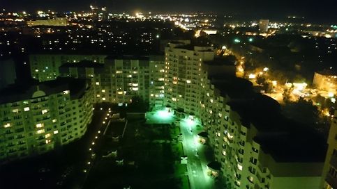 Ночной екат с высоты 22 этажа)