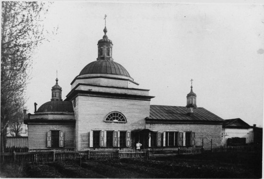 Успенская старообрядческая церковь (часовня) на Госпитальной улице. 1900г