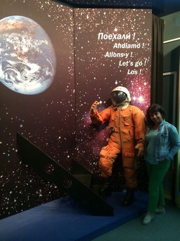 В музее космонавтики. Город Гагарин