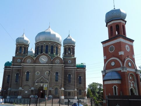 Боголюбский собор и колокольня. Мичуринск