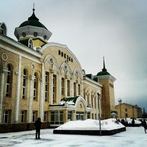 Вокзал станции Агрыз, Татарстан
