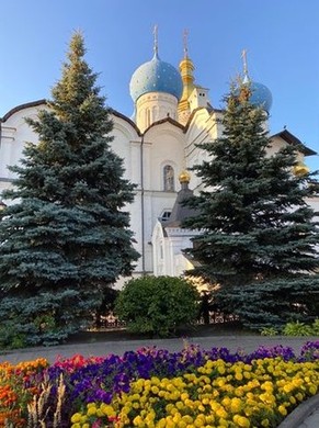 На территории Казанского Кремля есть и старейший православный Благовещенский Собор