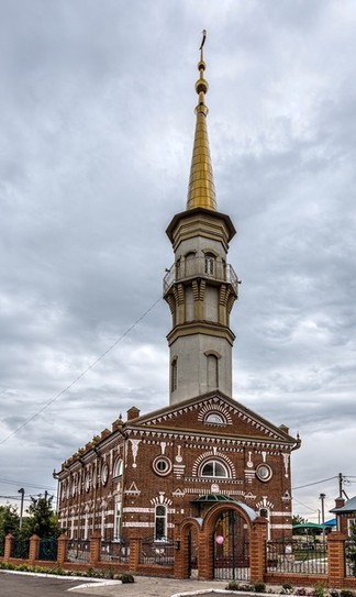 Соборная мечеть в Мензелинске. Одно из самых симпатичных зданий города