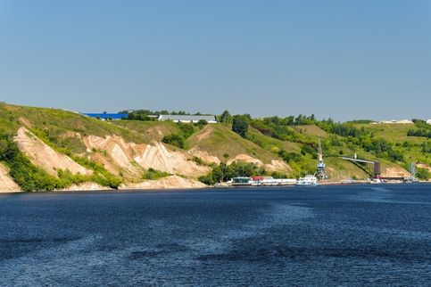 Волга. Тетюши, порт. Volga river. Tetyushi, port. (2021)