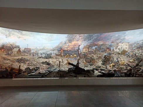 Панорама боев за город в Ржевском краеведческом музее