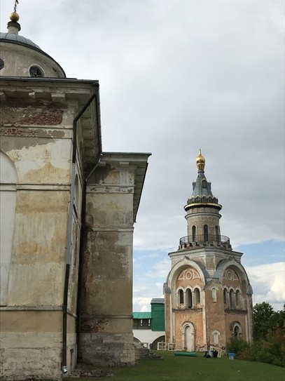 Борисоглебский монастырь. Свечная башня (1809 г. ). Торжок, Тверская обл. Июль 2019 года