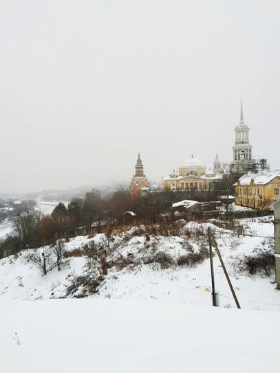 Зимняя пастораль со смотровой площадки Новоторжского кремля