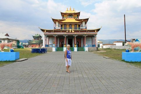 Иволгинский дацан - центр буддизма в России. Центральный доган (храм)