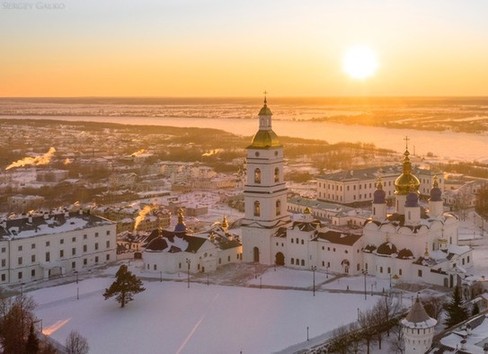 Зимний Тобольск, Кремль. Февраль 2021